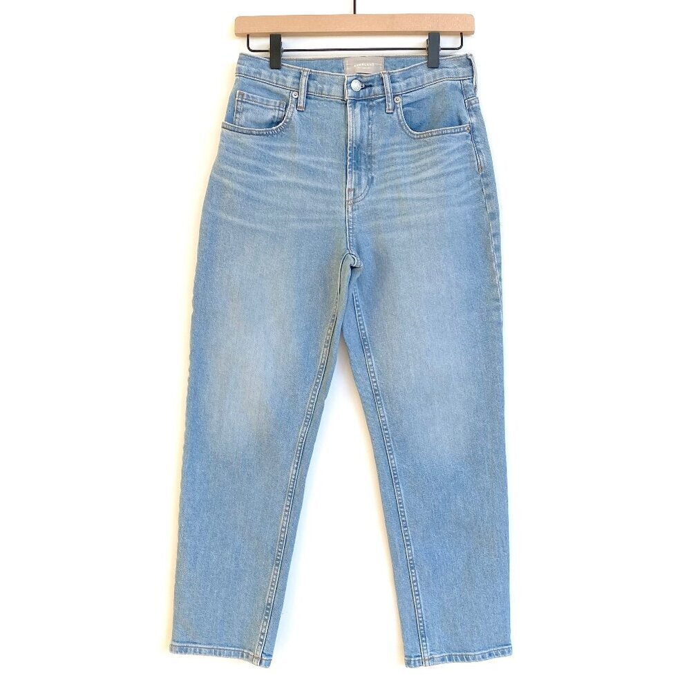 Everlane The Cheeky Jeans High Rise Straight Leg Light Wash Size 27